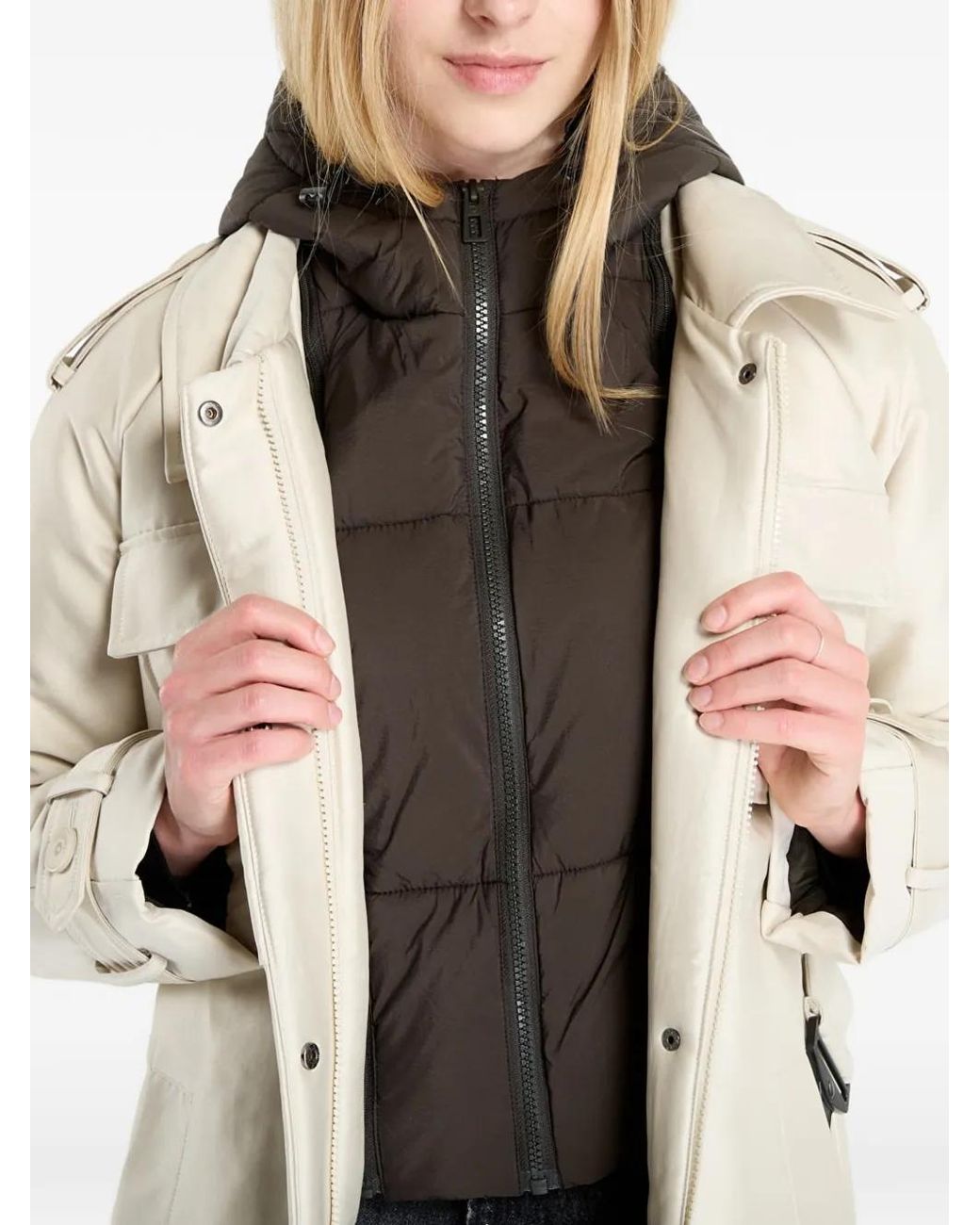 Desigual Natural Empire Trench Coat