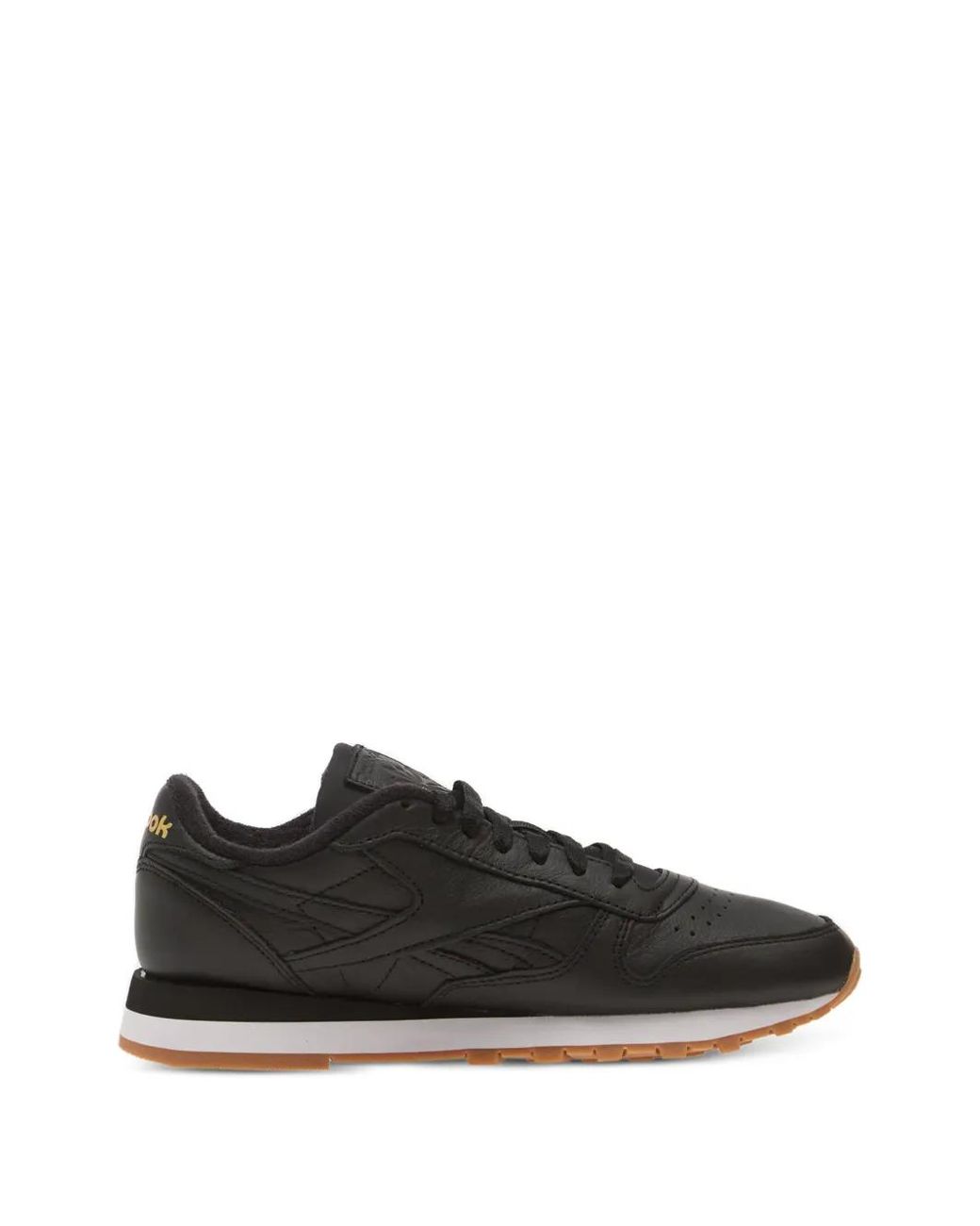 Reebok Black Baskets En Cuir