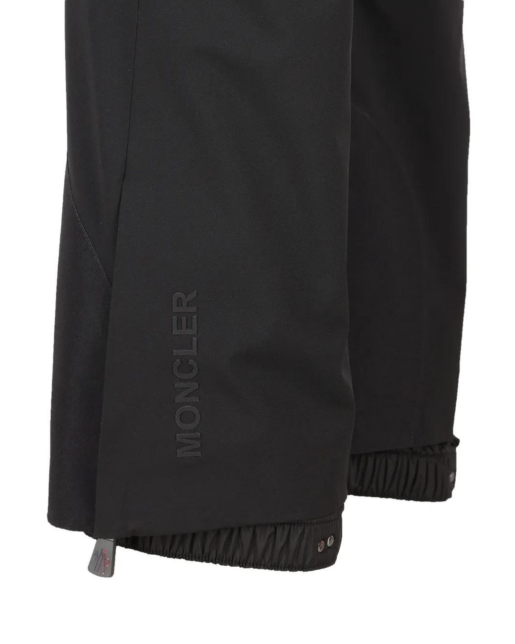 Moncler Black Belted Padded Trousers