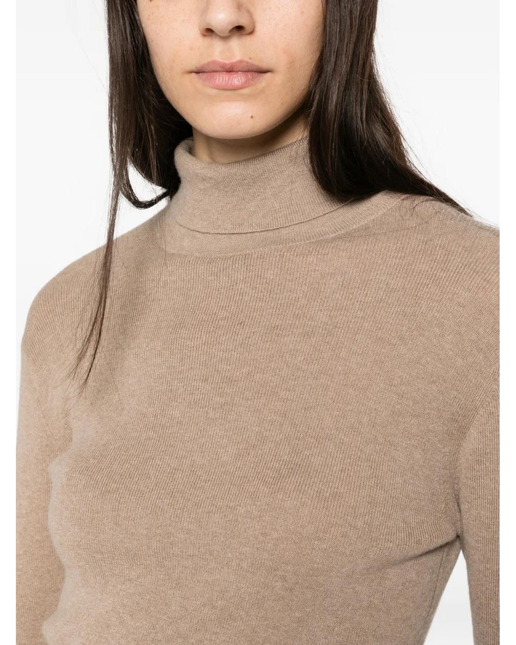 Sofie D'Hoore Natural Malika High-Neck Sweater