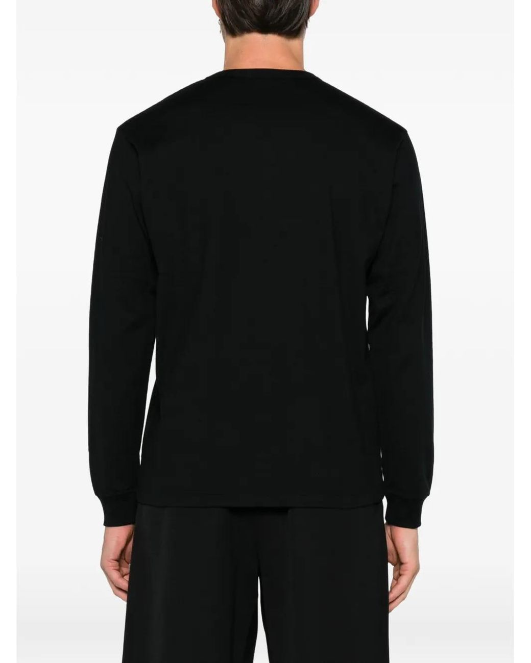 Comme des Garçons Black Logo-Print Chest-Pocket T-Shirt for men