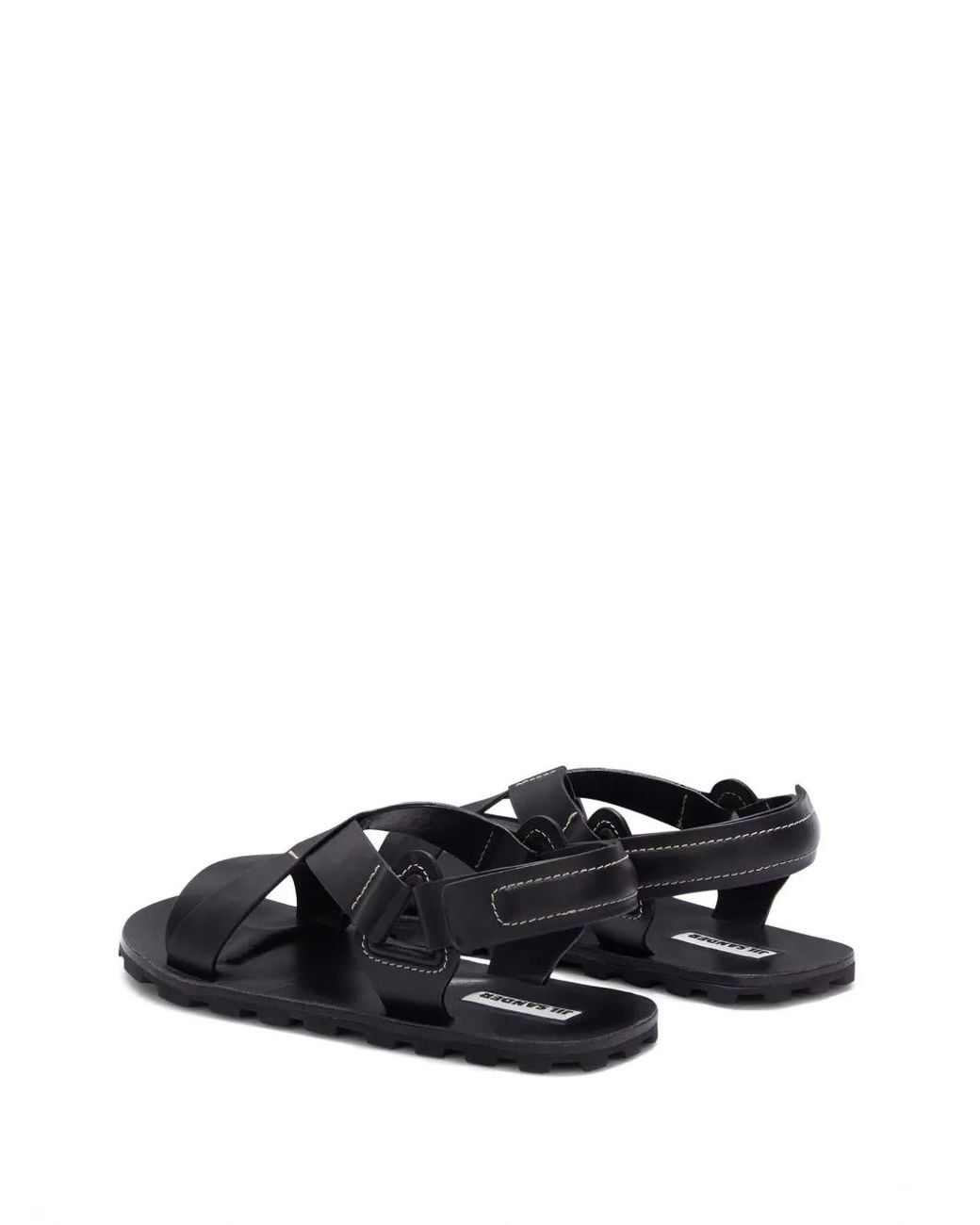 Jil Sander Blue Leather Sandals for men