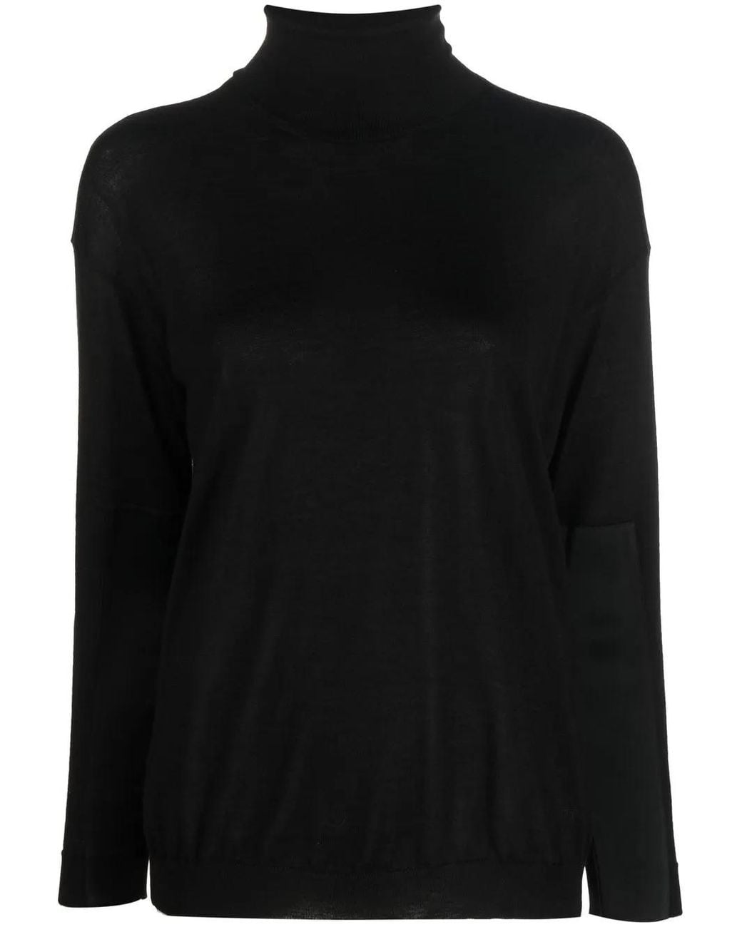 Tom Ford Black Fine Knit Wool/cashmere Jumper