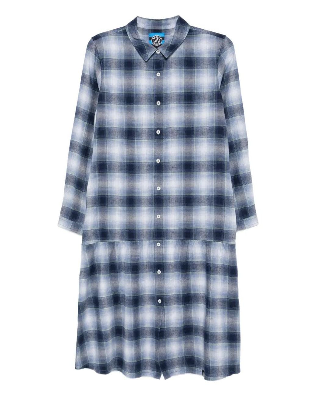SPORT b. by agnès b. Blue Checkered-Print Dress