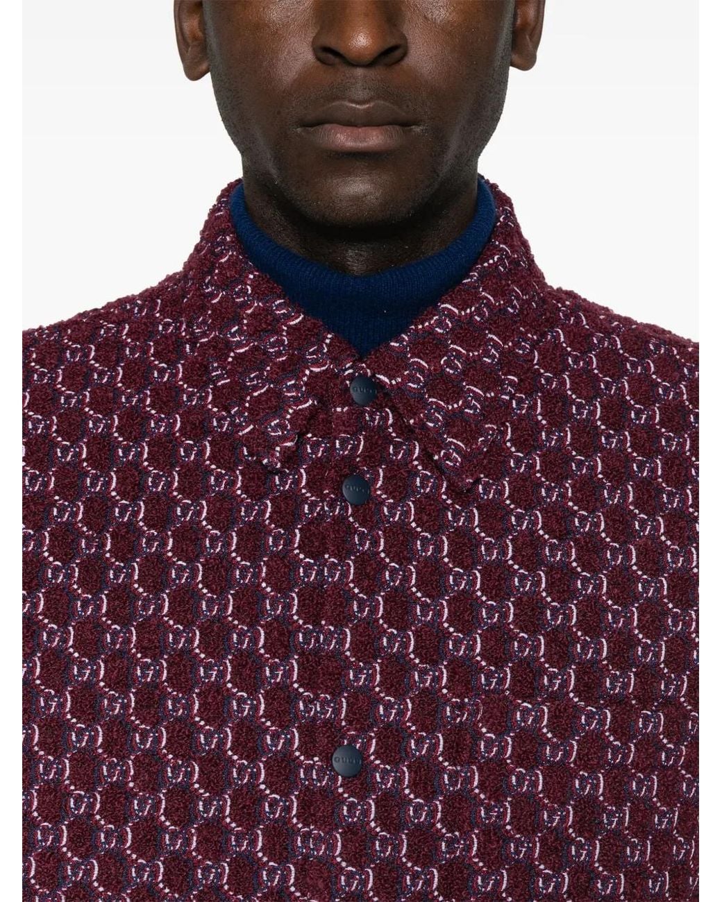 Gucci Purple Light Jackets for men