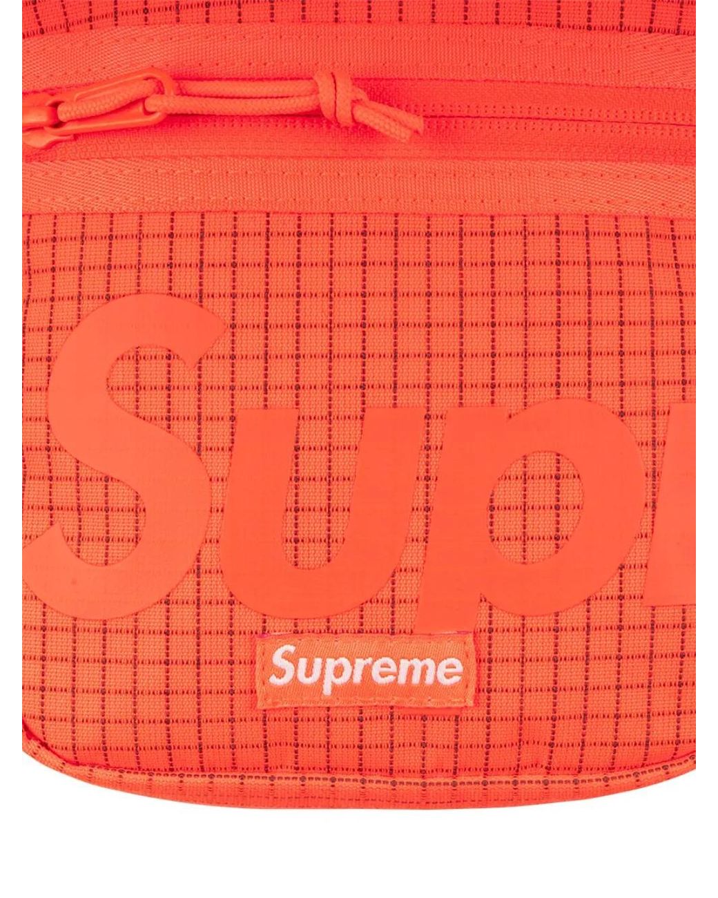 Supreme Red Sac Porté Épaule À Logo Imprimé