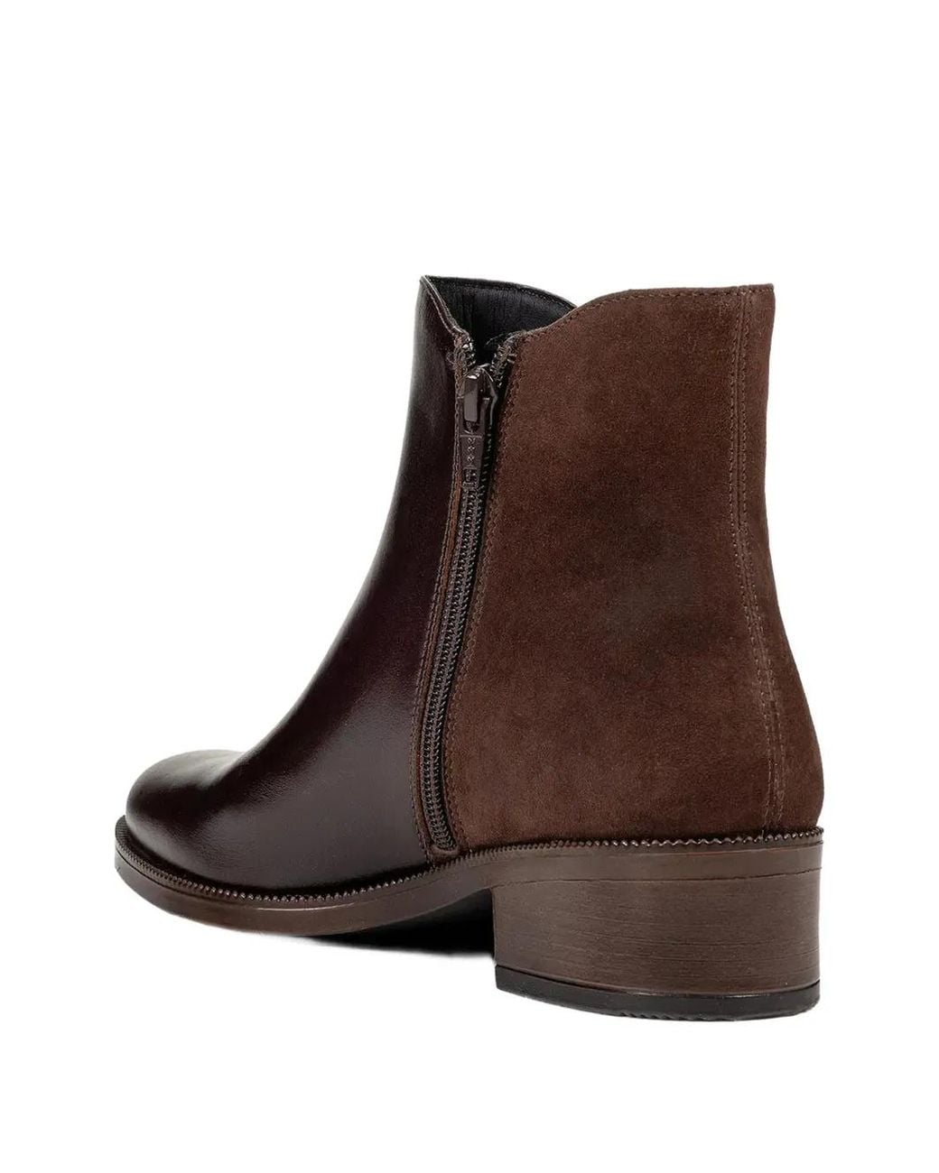 Geox Brown D Camexia Ankle Boots