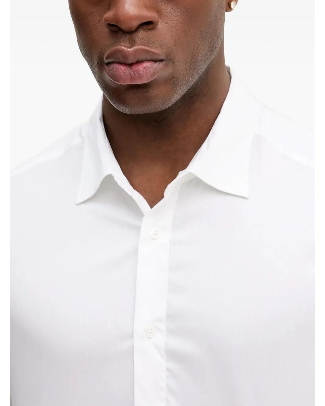 Mos Mosh Button-Up Overhemd in het White voor heren