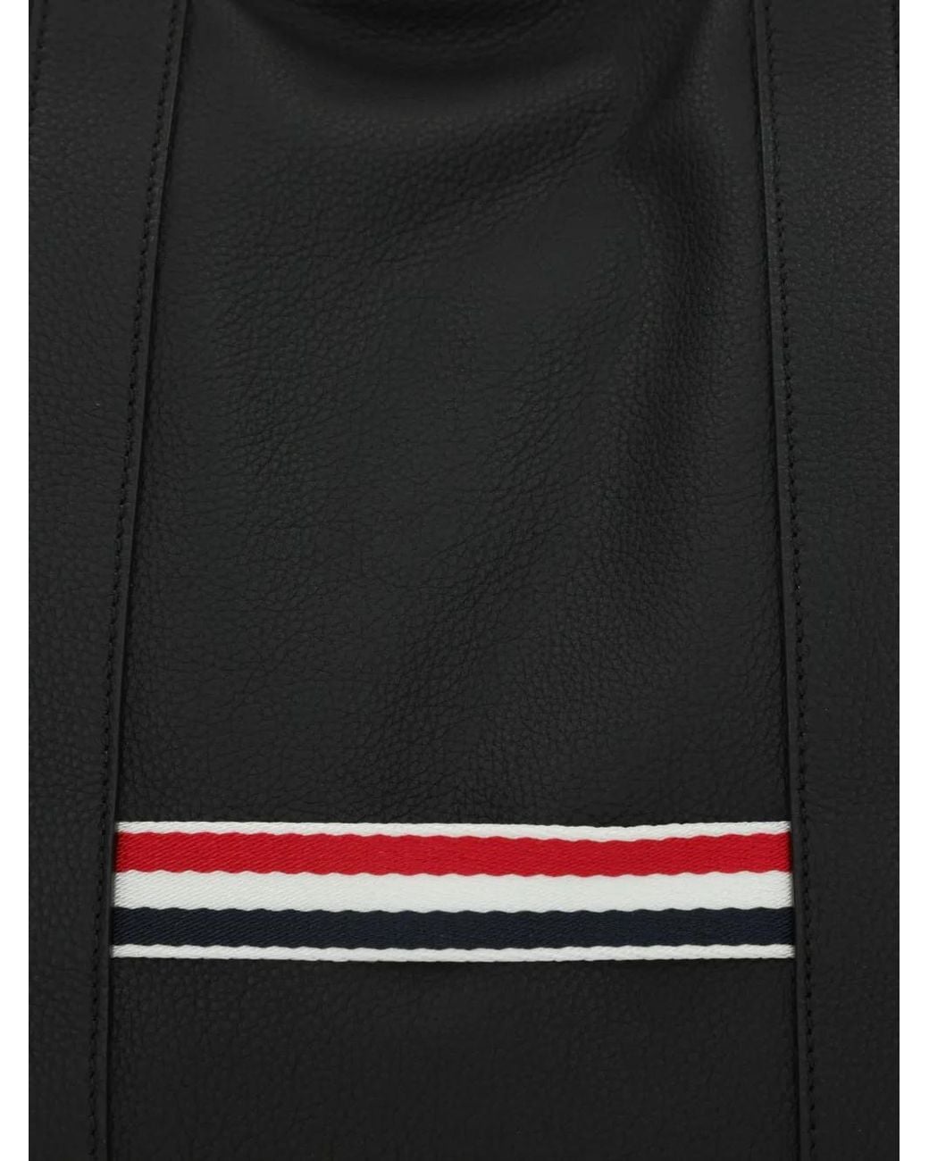 Thom Browne Black Medium Tool Tote