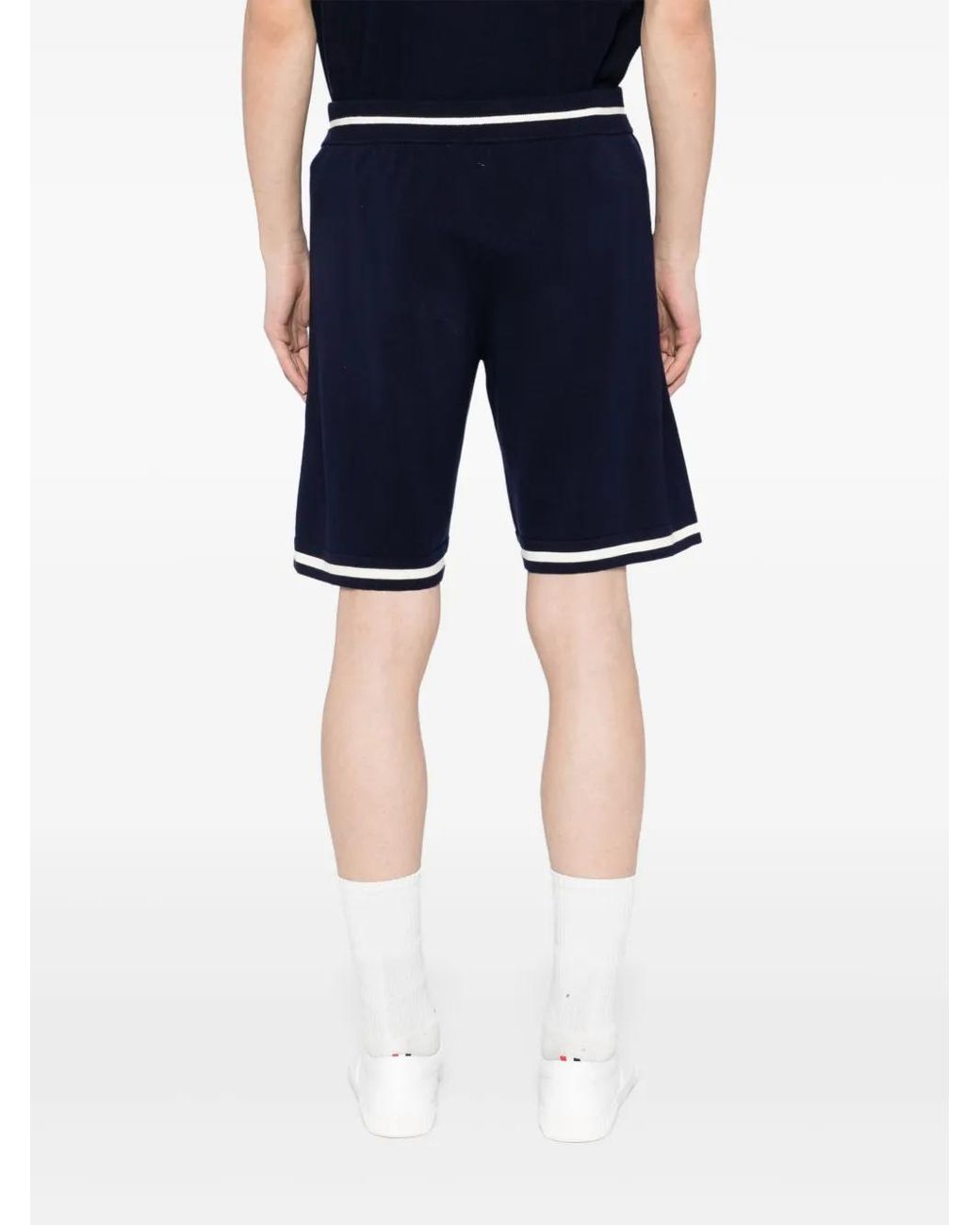 Kiton Blue Knt Shorts for men