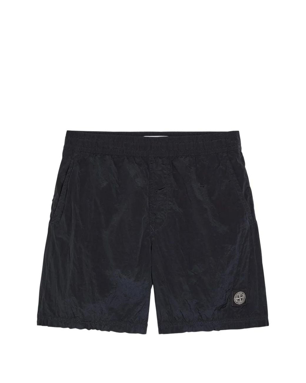 Stone Island Black Short De Bain B100004 Nylon Metal for men