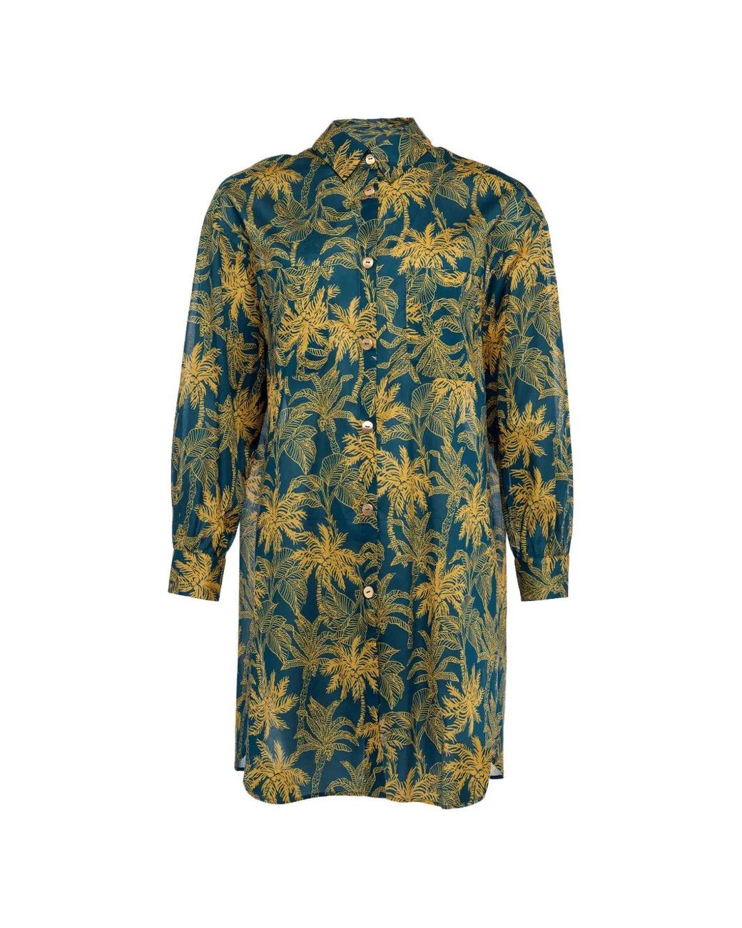 Eres Green Exotisme Floral Shirt