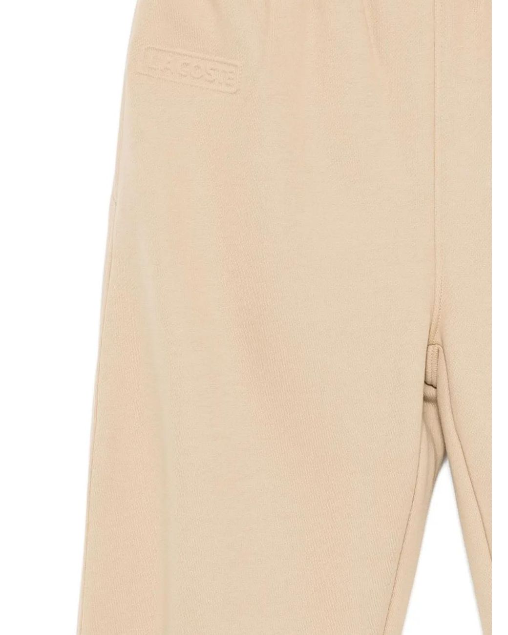 Lacoste Natural Logo-Debossed Track Pants