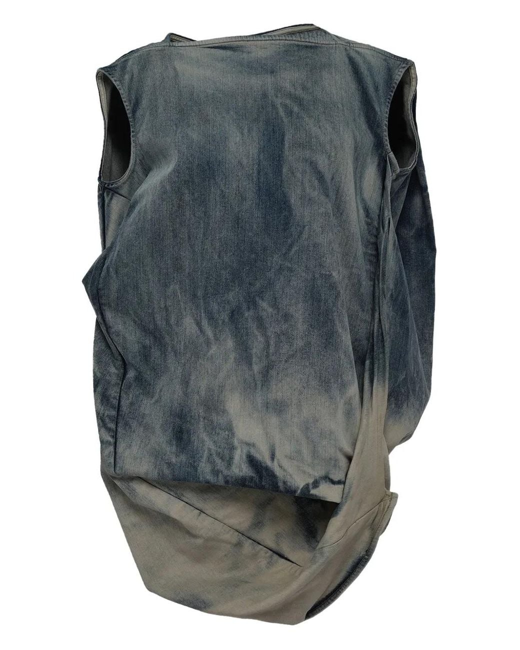 Rick Owens Gray Degrade Sleeveless Top