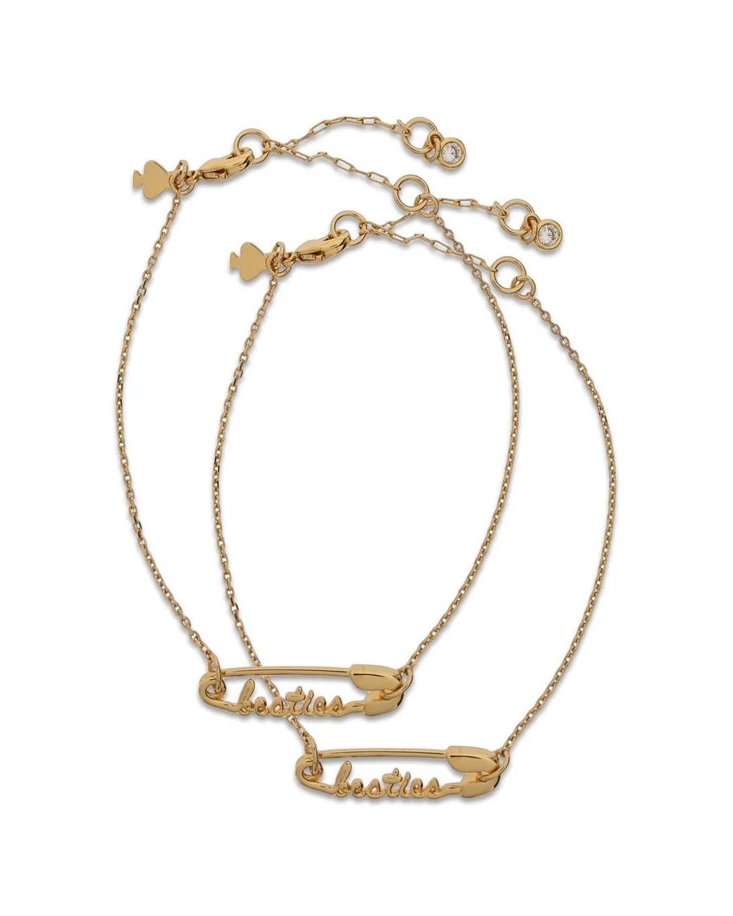 Kate Spade Metallic Safety-Pin Besties Bracelets