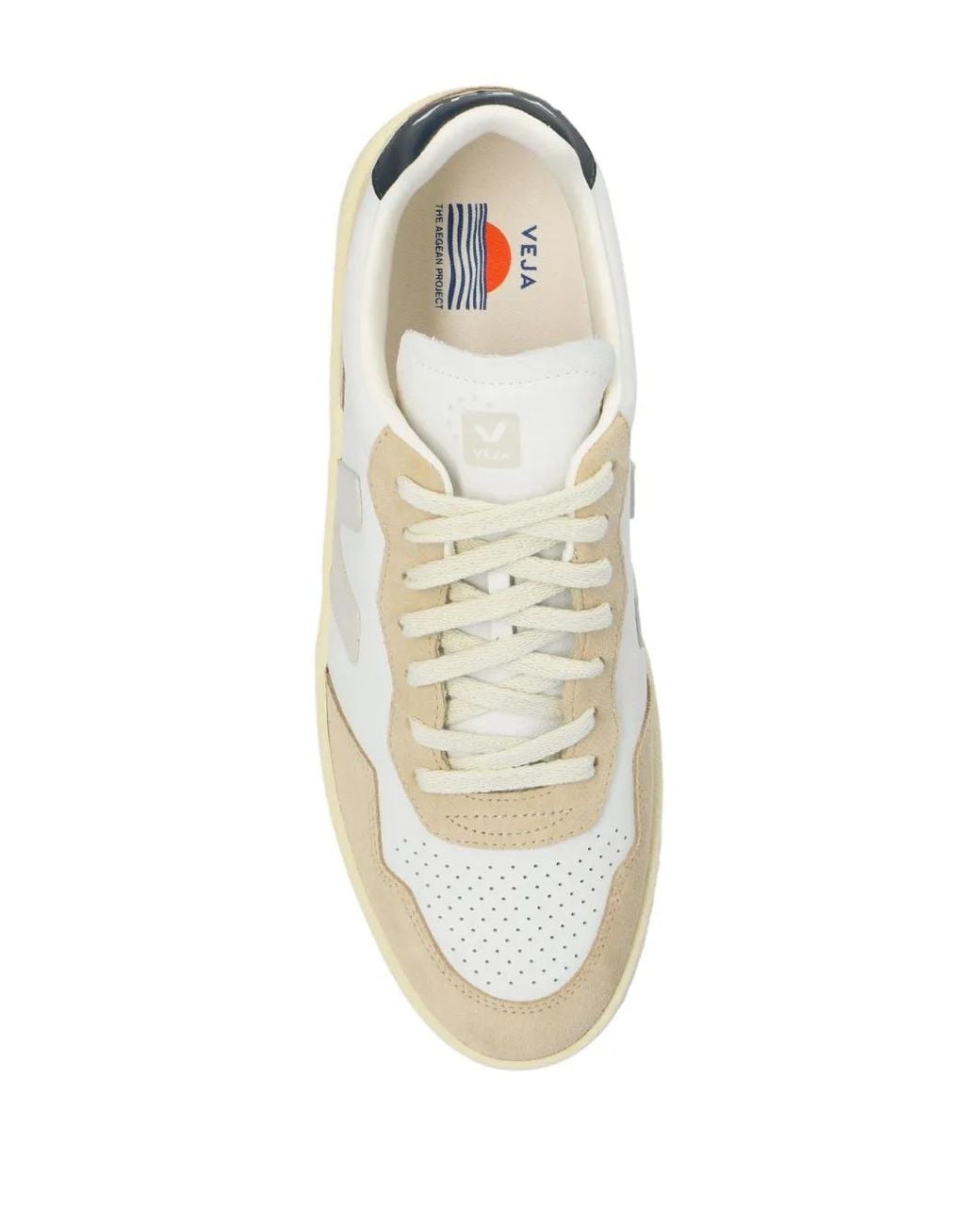 Veja White 'V-90' Sneakers