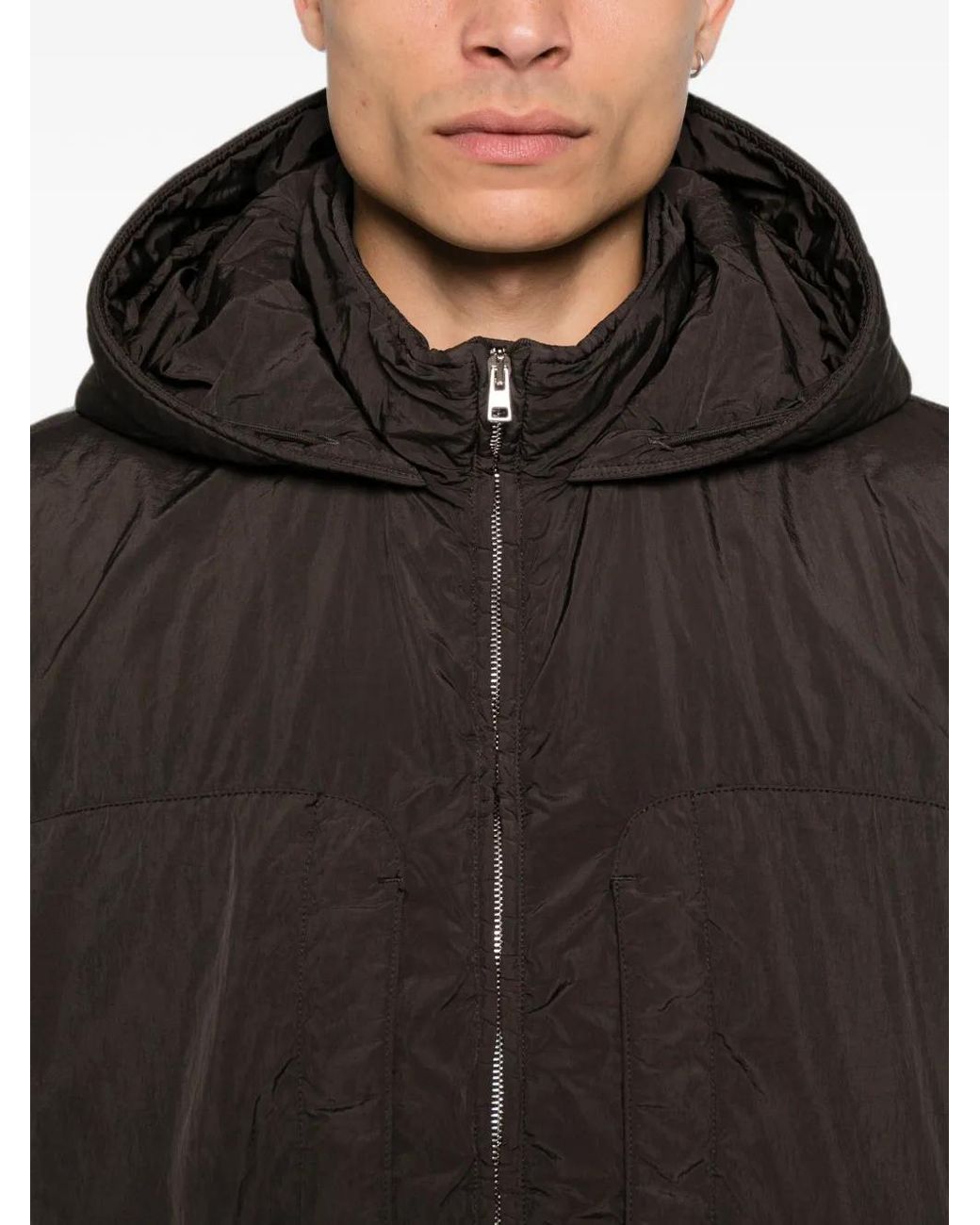 Chaqueta Con Capucha RANRA de hombre de color Brown