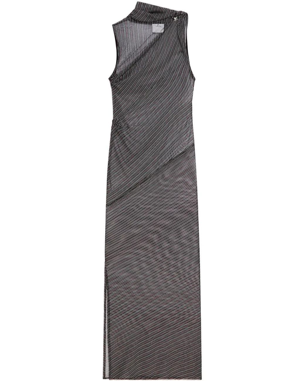 Courreges Gedrapeerde Jurk in het Gray