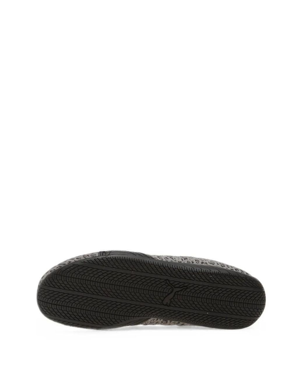 PUMA Gray Speedcat Leopard-Print Sneakers