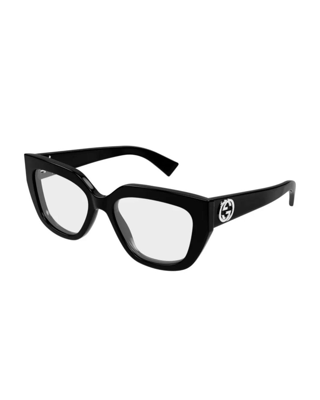 Gucci Black Butterfly-Frame Glasses