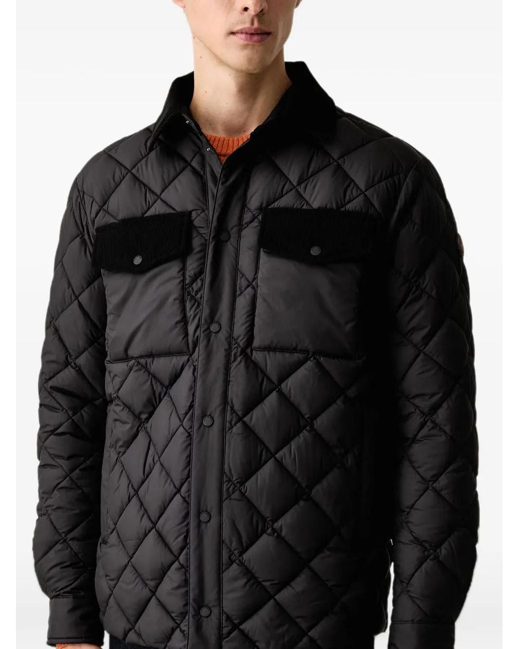 Save The Duck Black Firmin Quilted Jacket for men