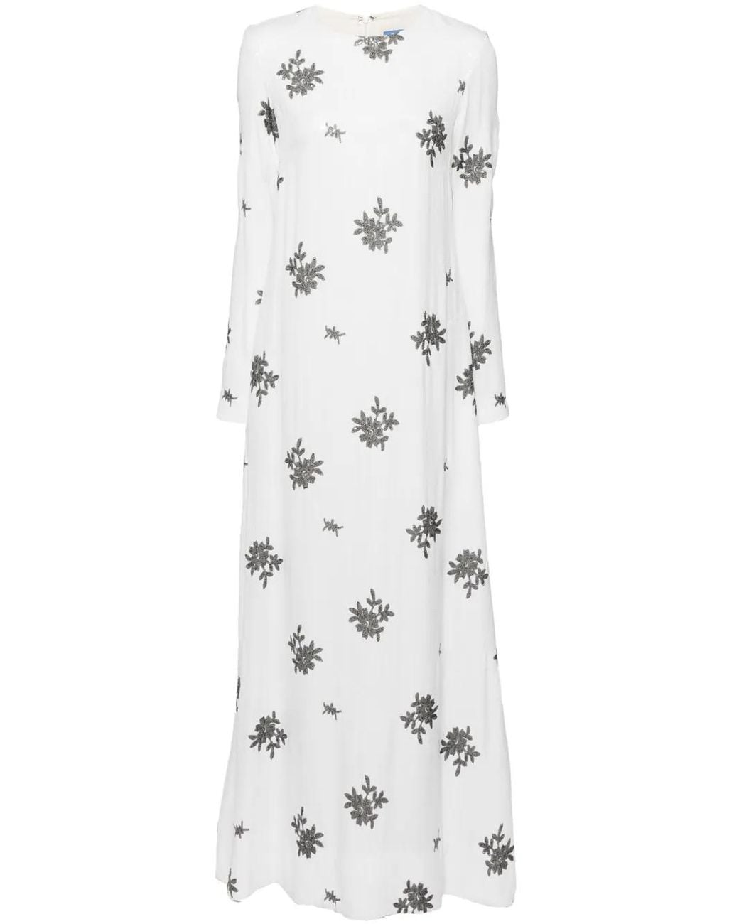 Macgraw White Poetry Gown