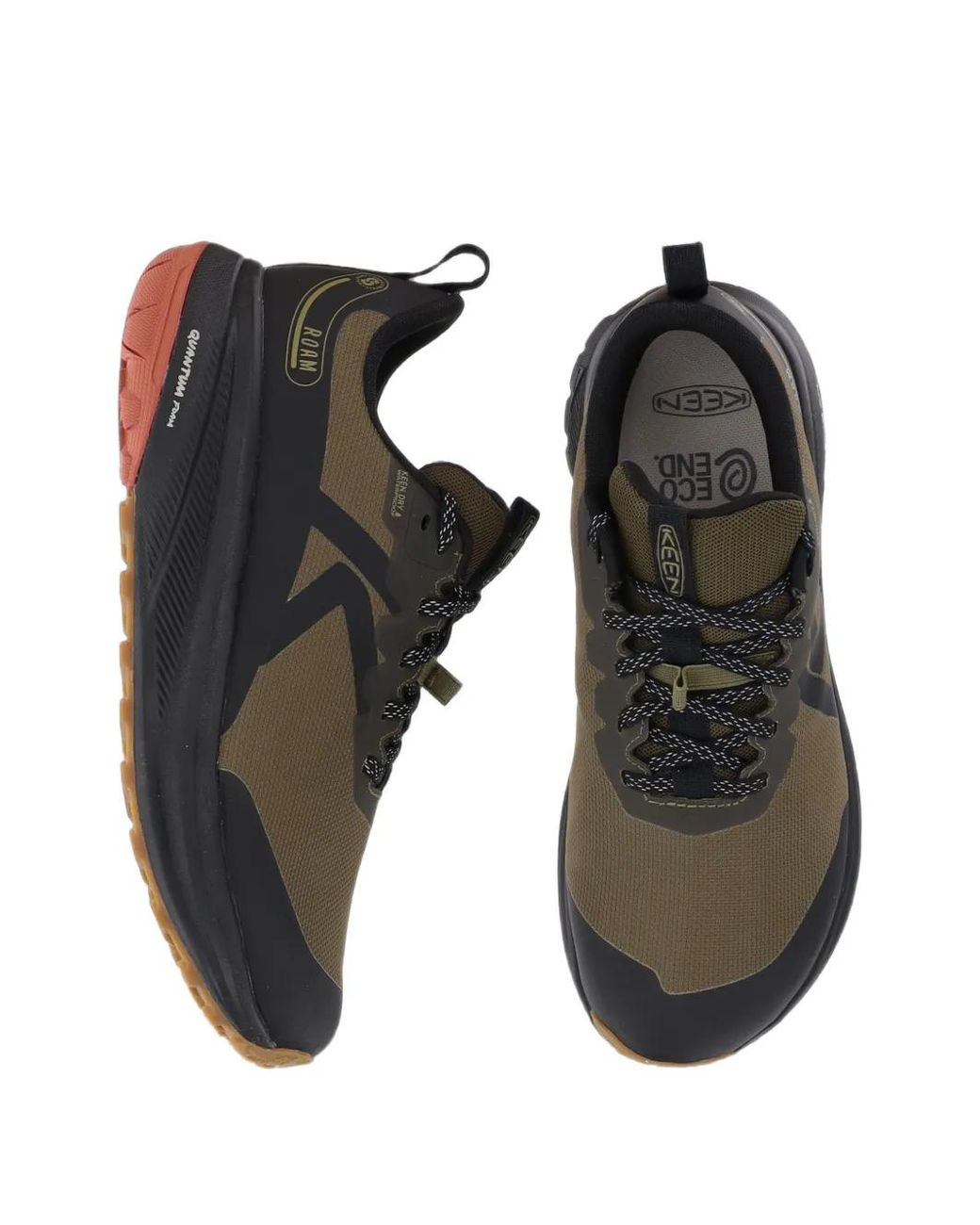 Keen Black Roam Low-Top Panelled Sneakers for men