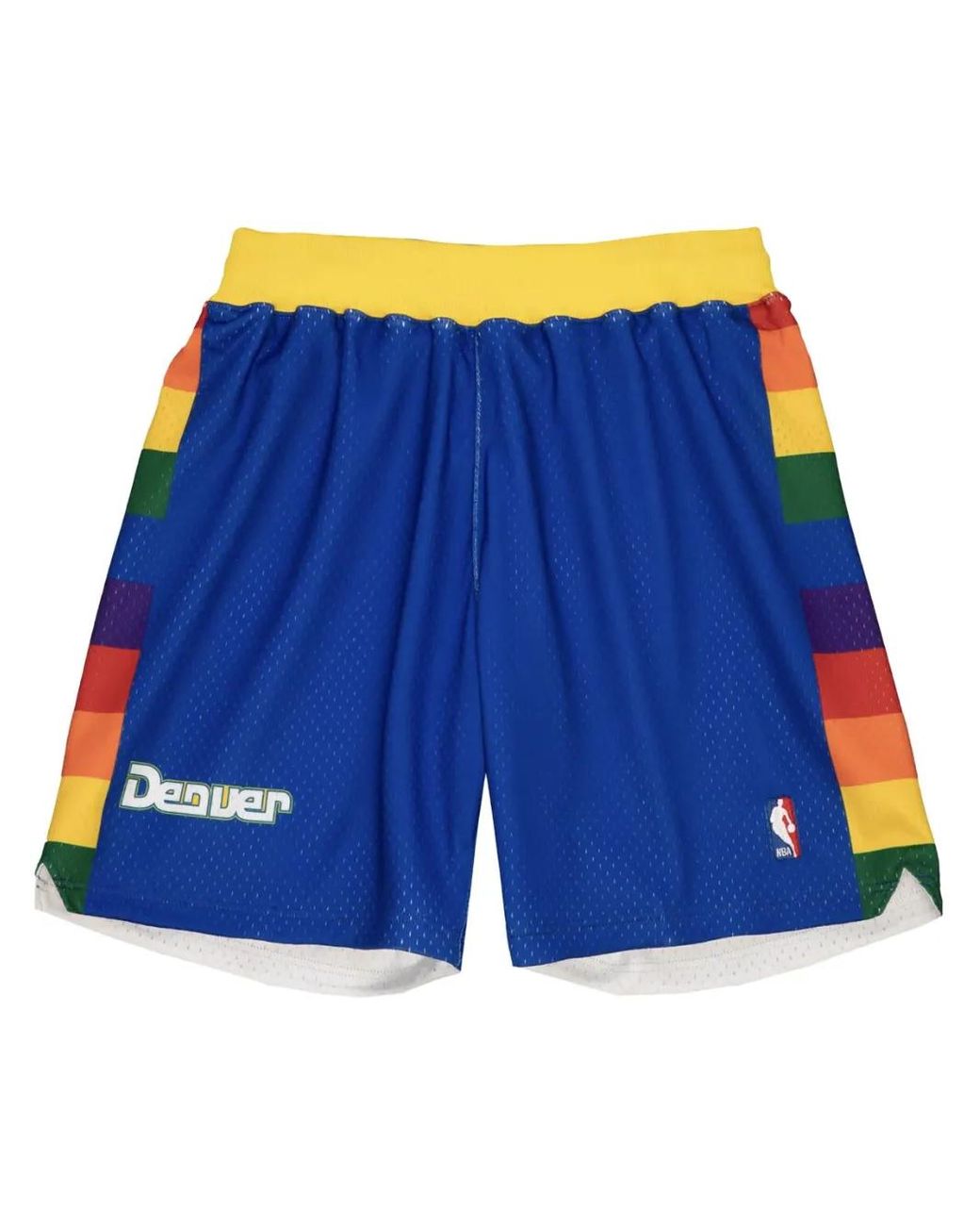 Mitchell & Ness Basketbalshorts in het Blue voor heren