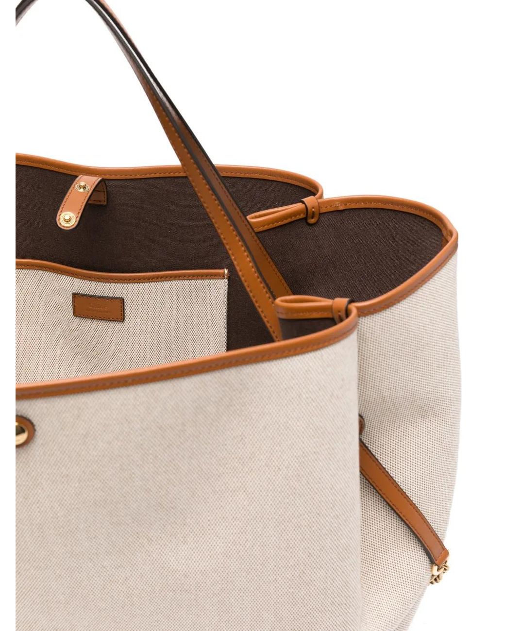 Chloé Natural Large Clover Tote Bag