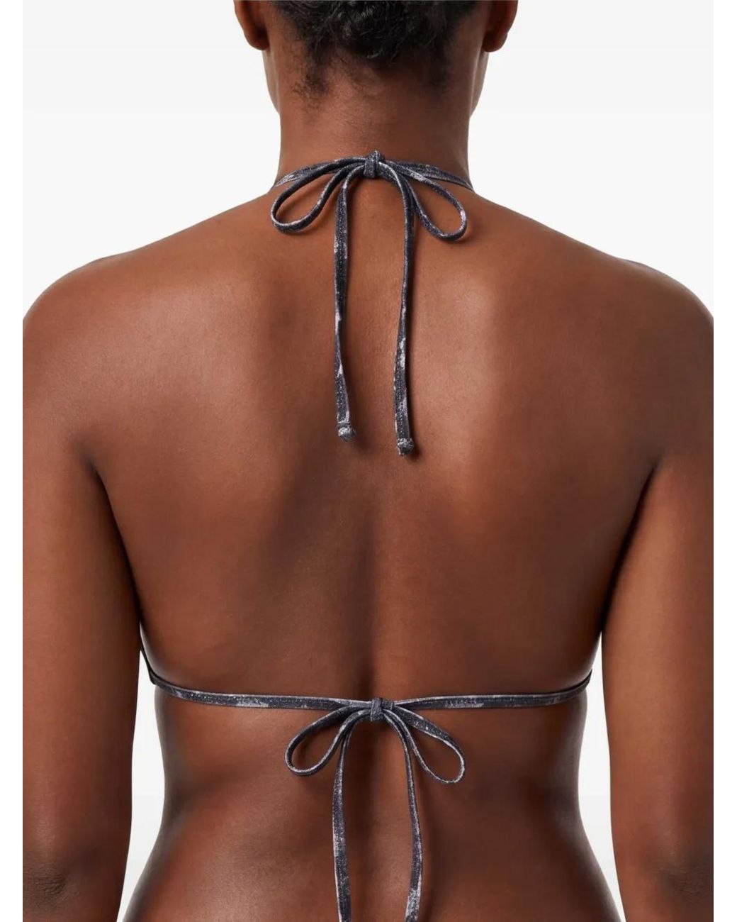 DIESEL Blue Elettra-Dnm Bikini Top
