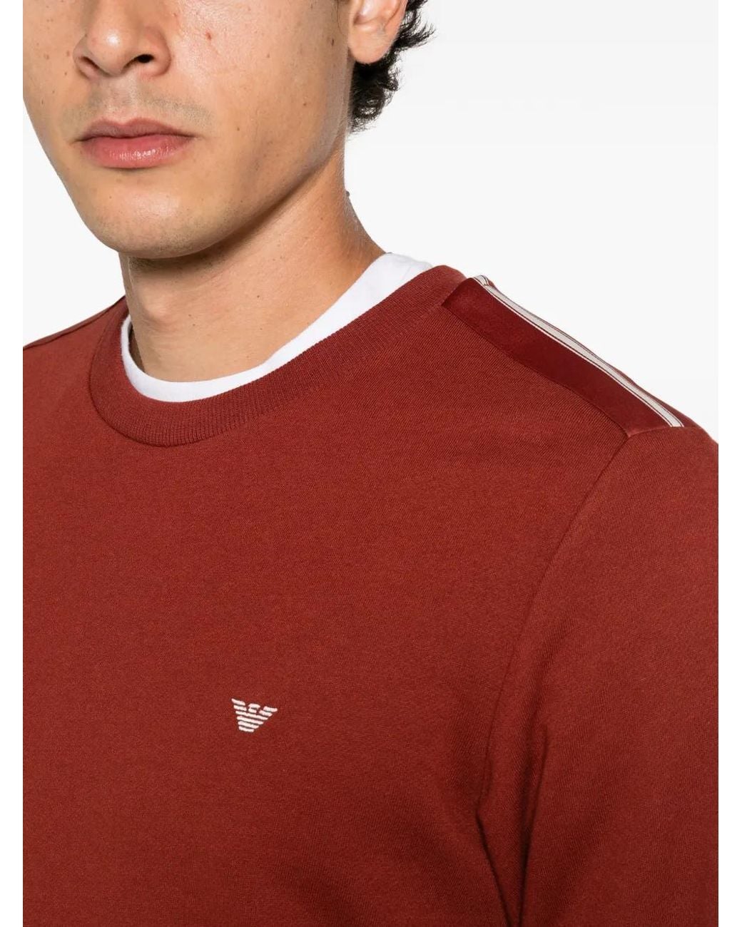 Emporio Armani Logo-Embroidered Striped-Trim Tracksuit for men