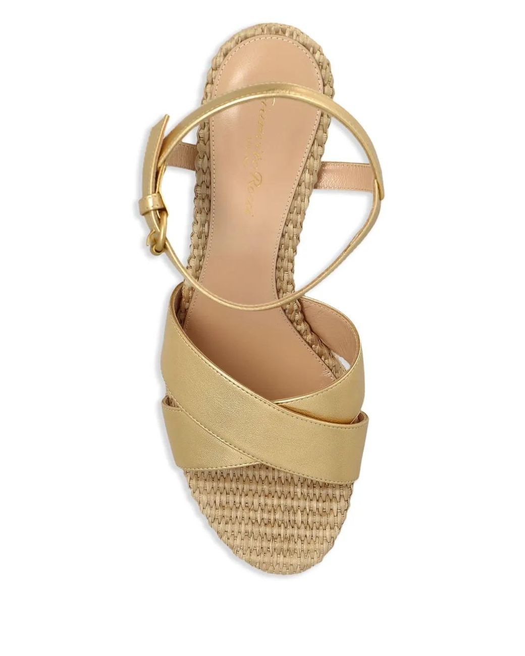 Gianvito Rossi Metallic Bebe 12Mm Sandals