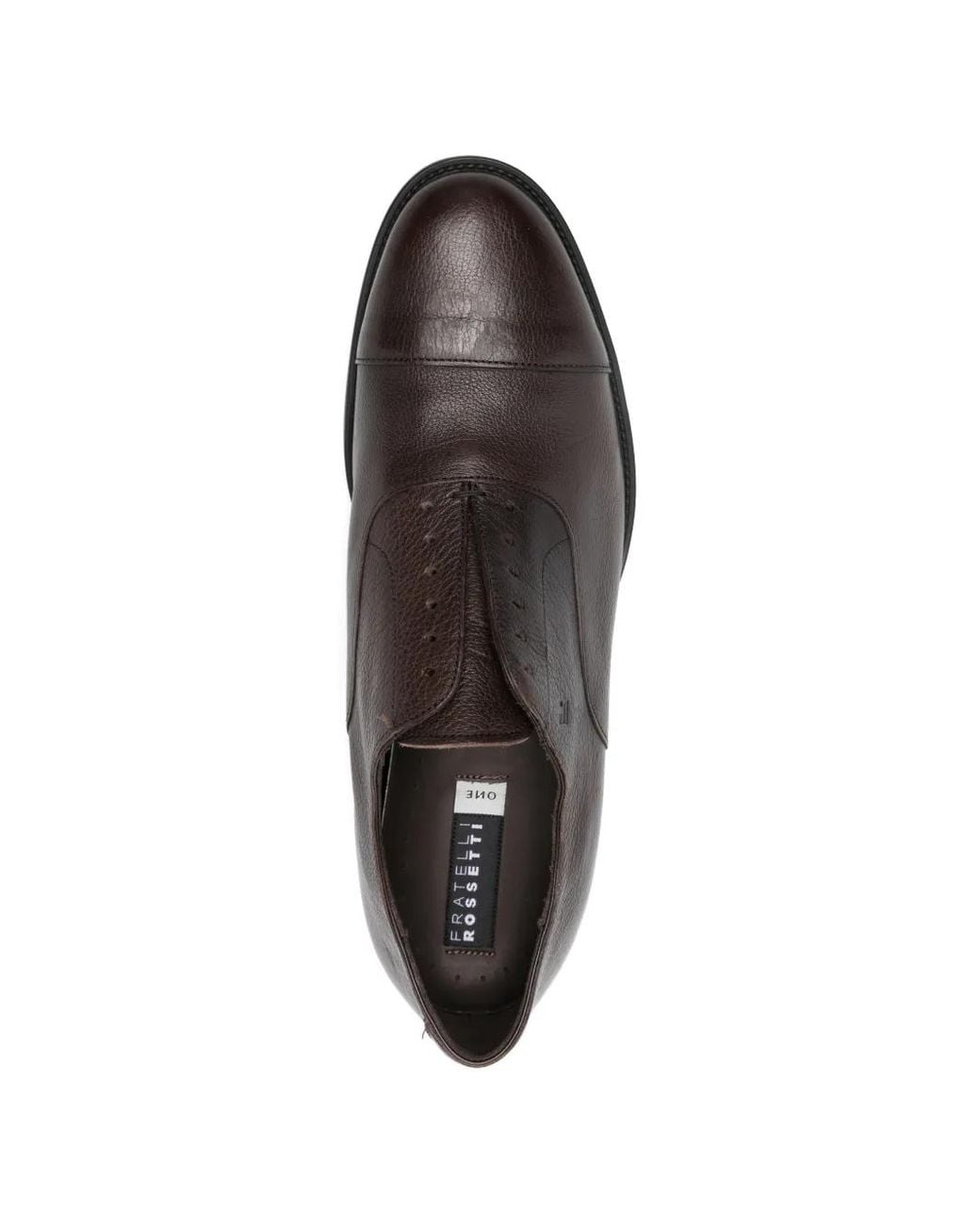 Fratelli Rossetti Gray Cap Toe Lace-Up Shoes for men