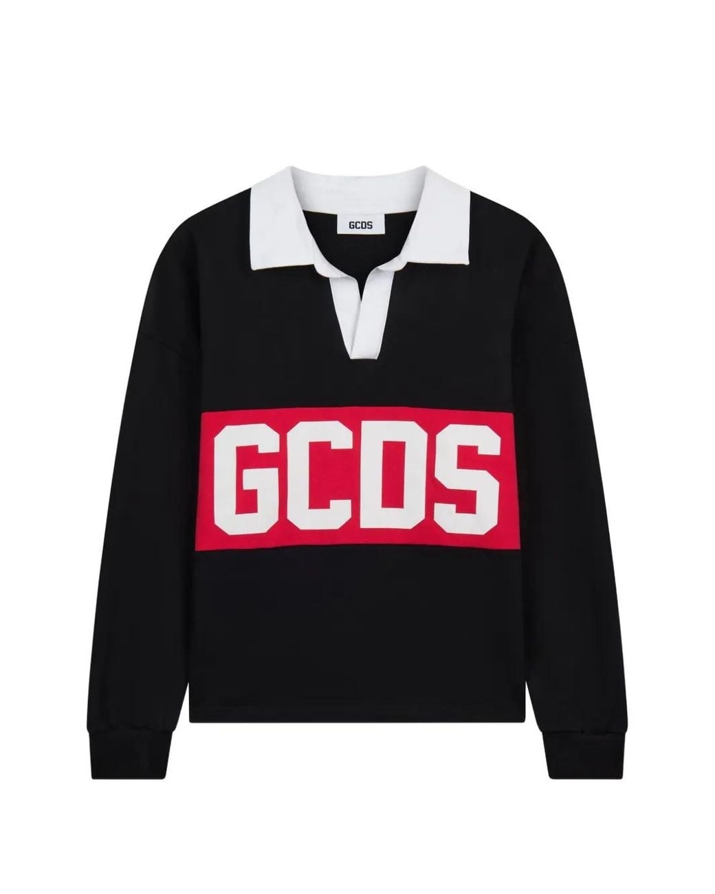 Gcds Sweater Met Logoprint in het Black voor heren