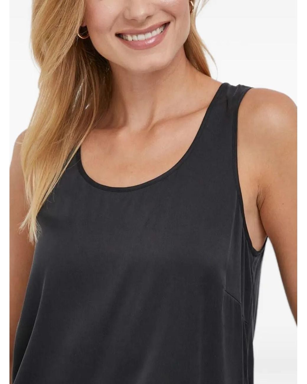 Mos Mosh Blue Scoop-Neck Tank Top