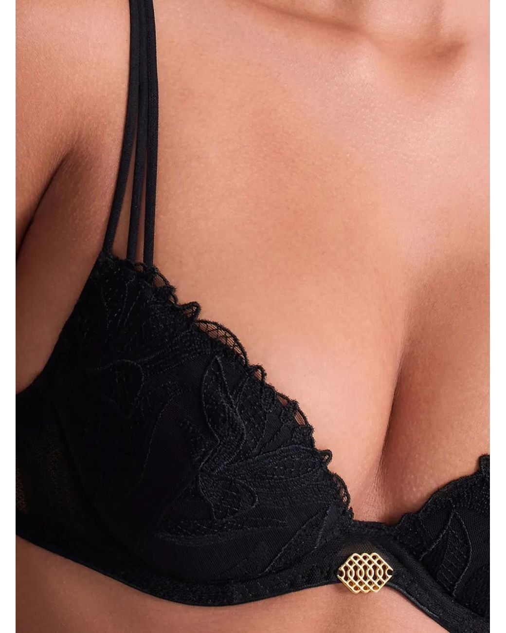 Aubade Black Sweet Euphoria Push-Up Bra