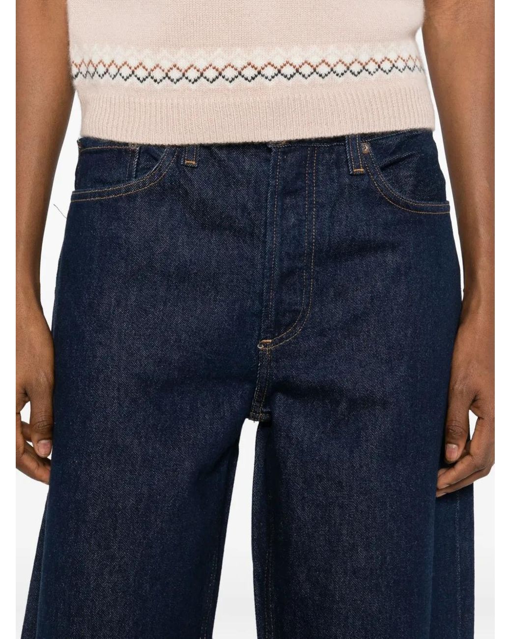 Agolde Blue Cotton Jeans