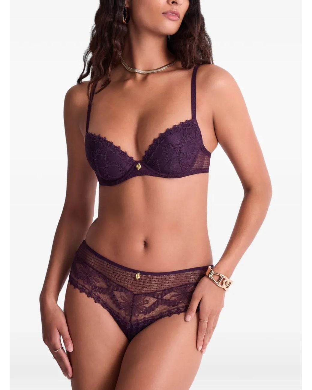 Aubade Purple Mystery Of Love Push-Up Bra