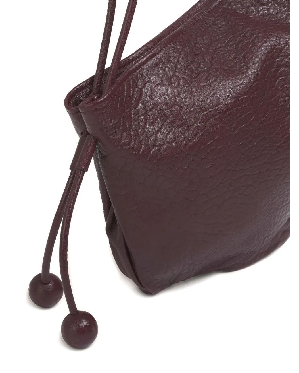 Marni Purple Small Nappa Shoulder Bag