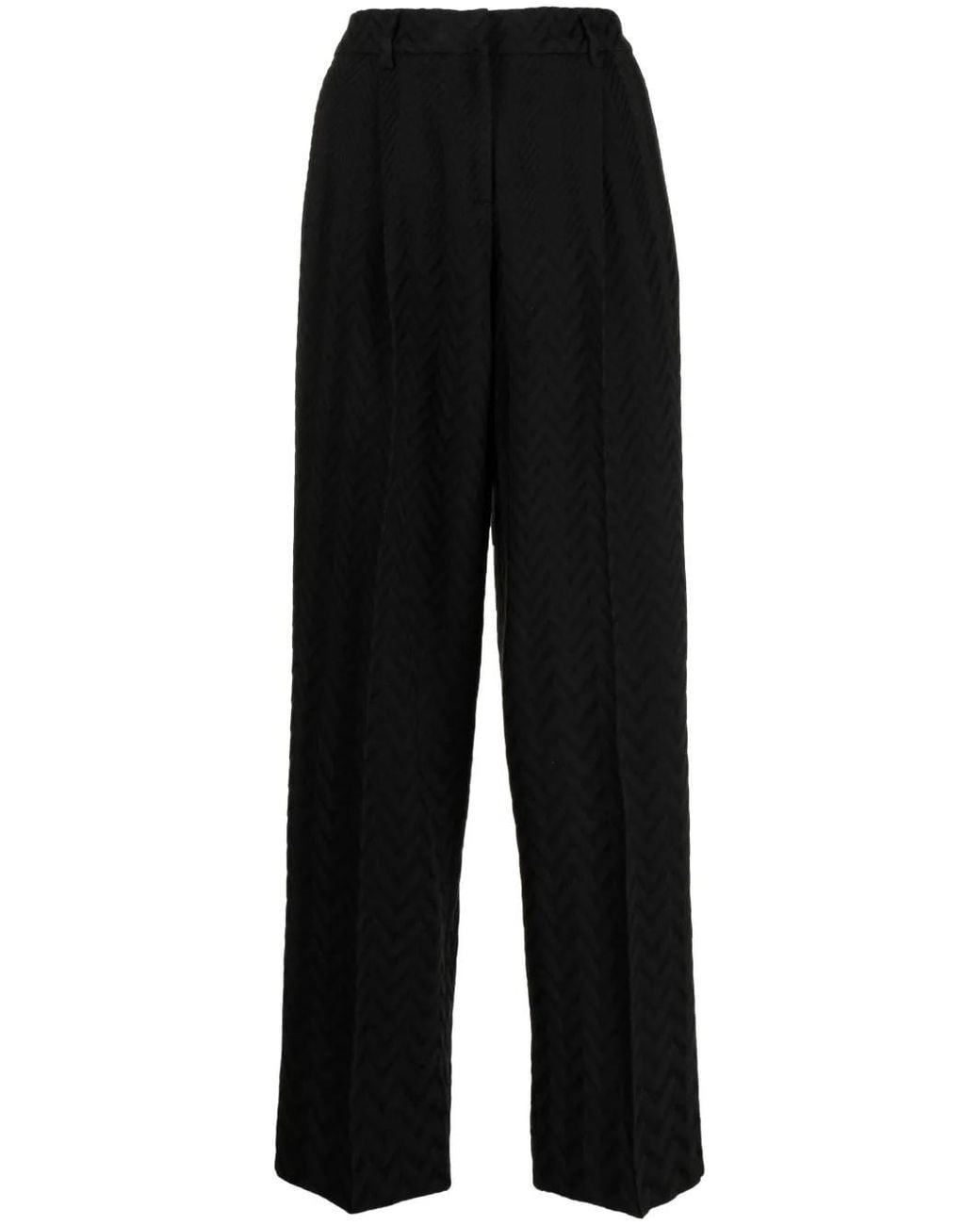Missoni Black Zigzag Tailored Trousers