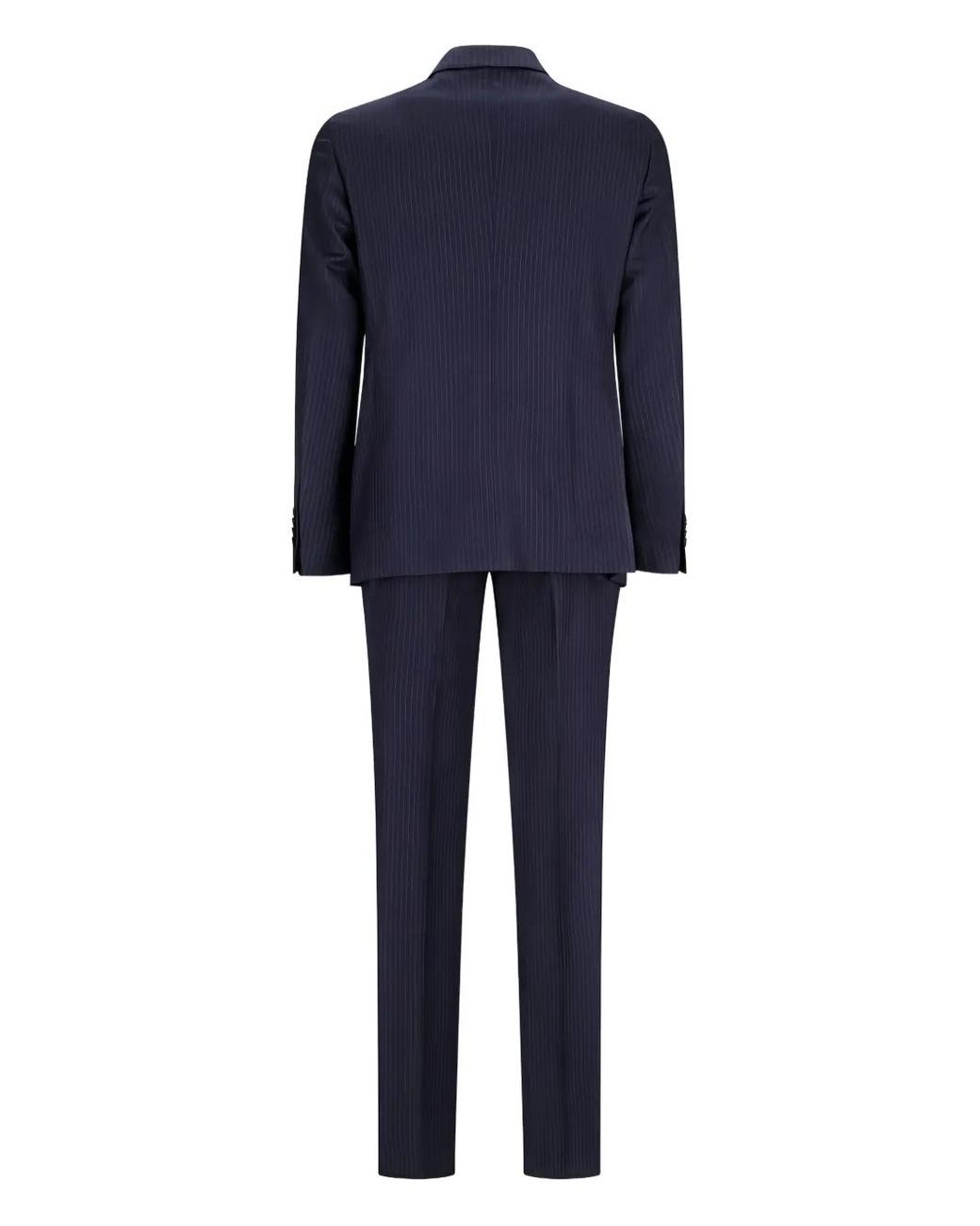 Tagliatore Blue Pinstripe-Pattern Suit for men