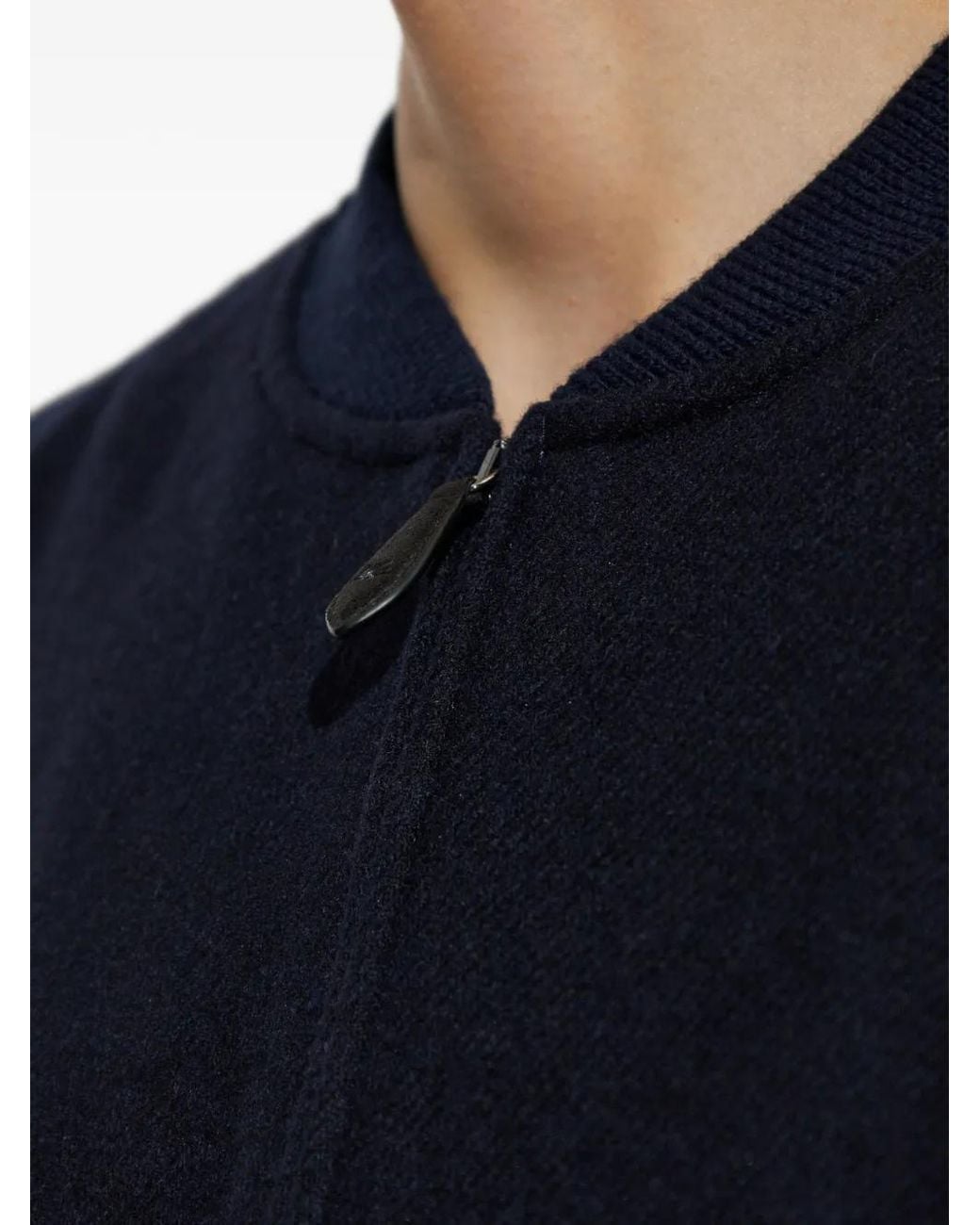 Etro Blue Zip-Up Sweater for men