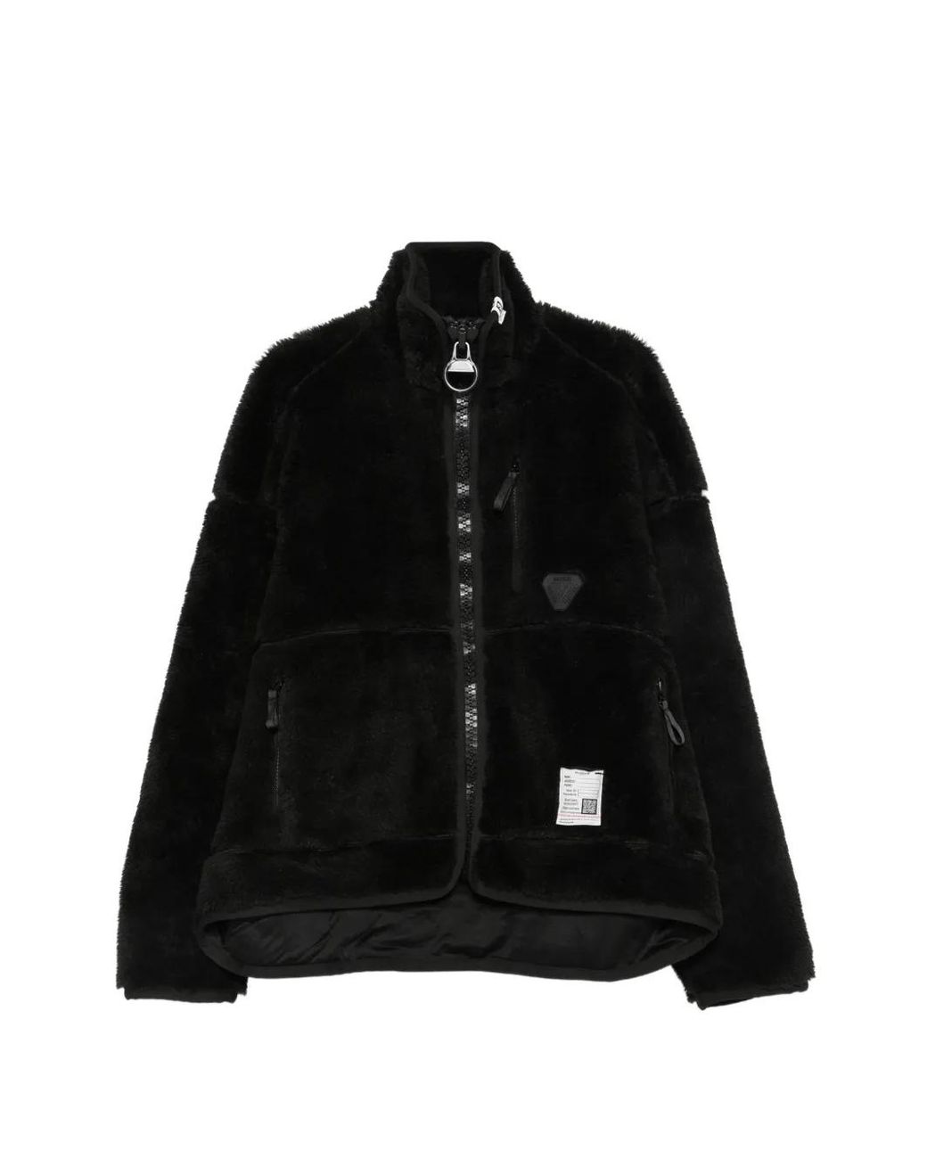Maison Mihara Yasuhiro Black Wide Back Boa Jacket for men