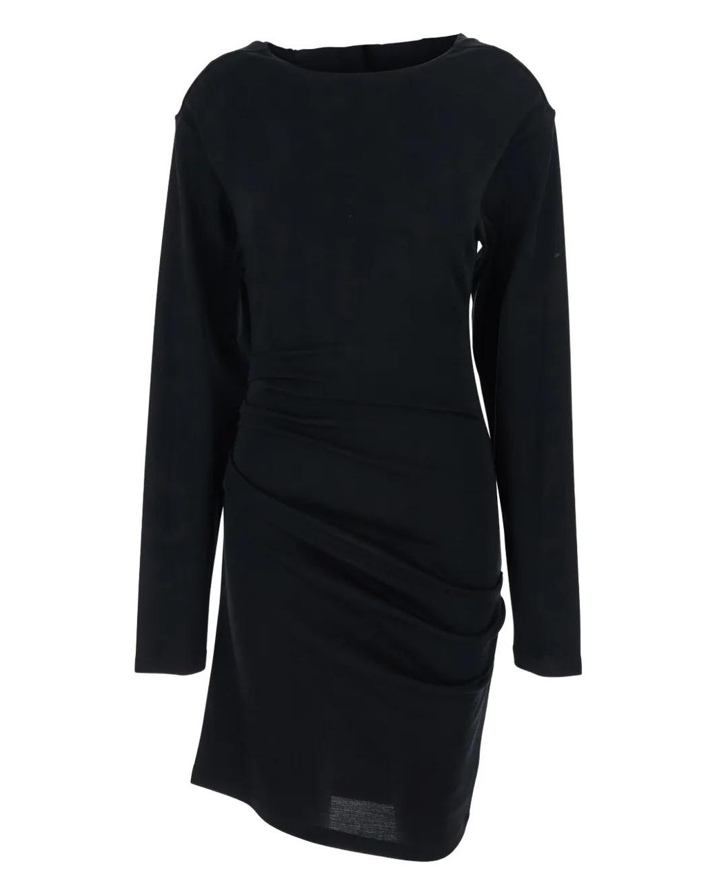 Max Mara Blue Gathered Dress