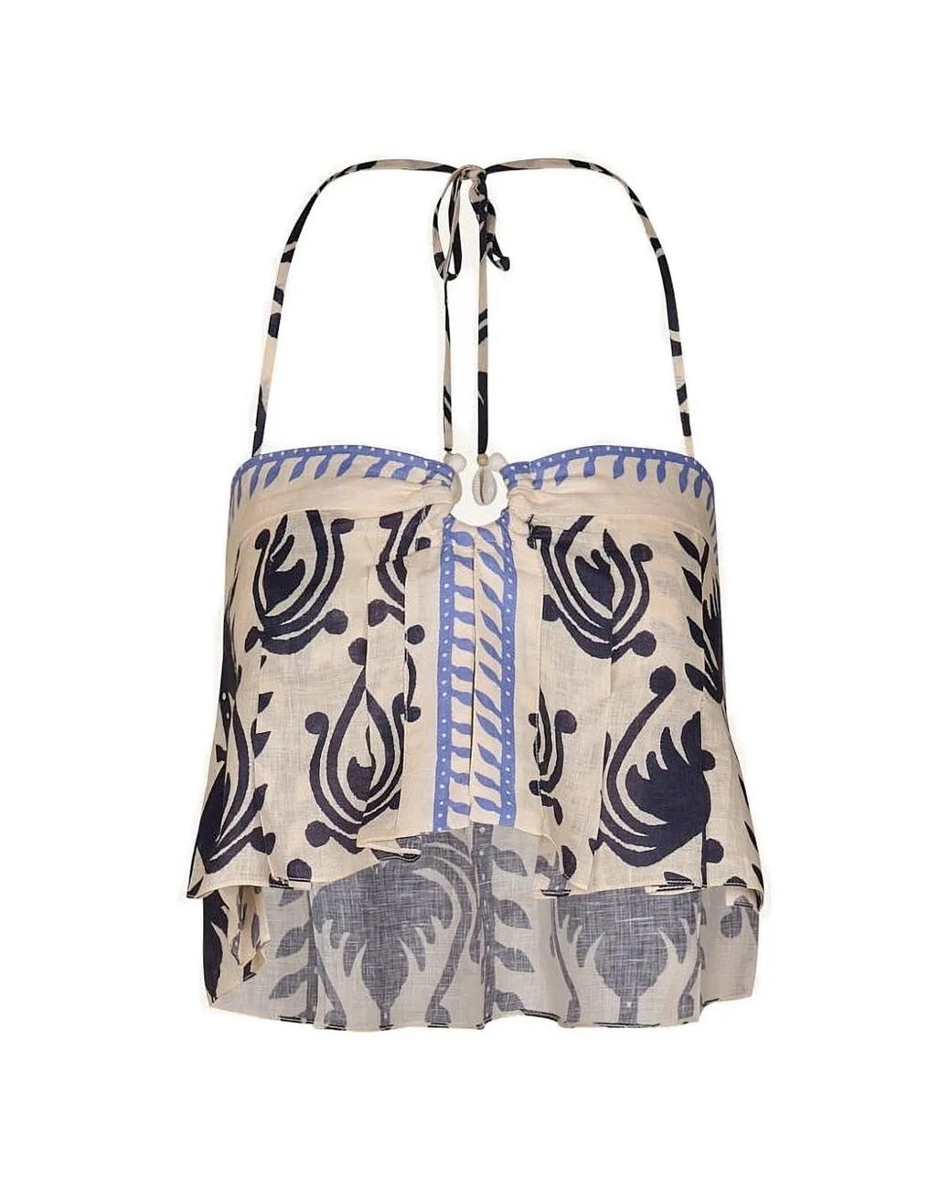 Johanna Ortiz White Oceanic Top