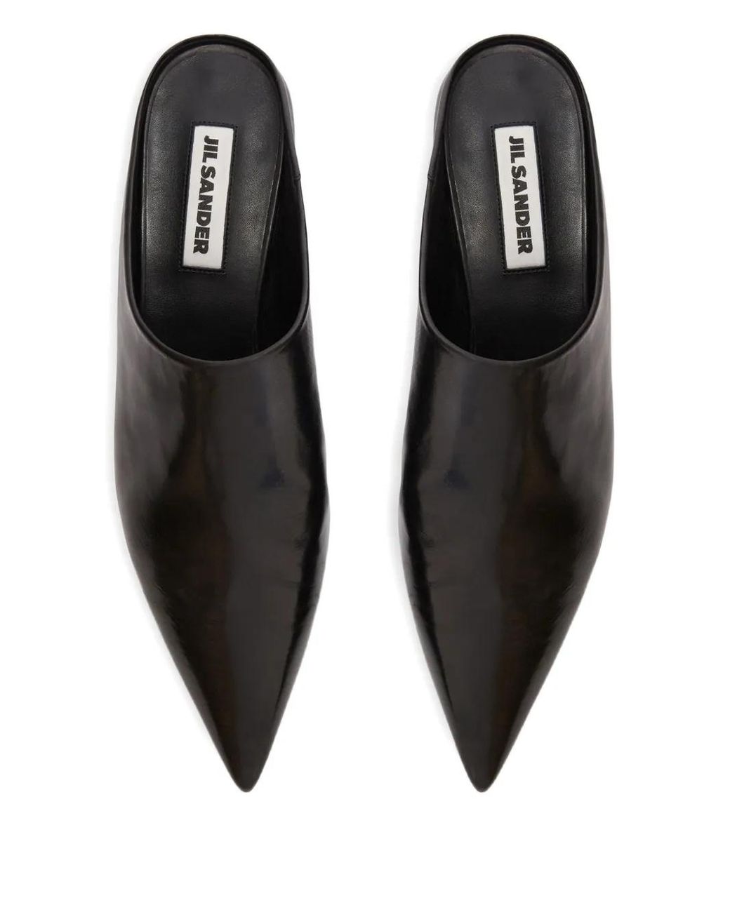 Mules di Jil Sander in Black