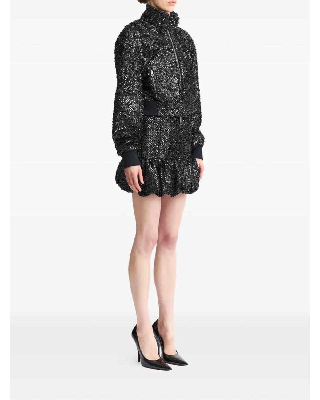 16Arlington Black Branka Mini Skirt