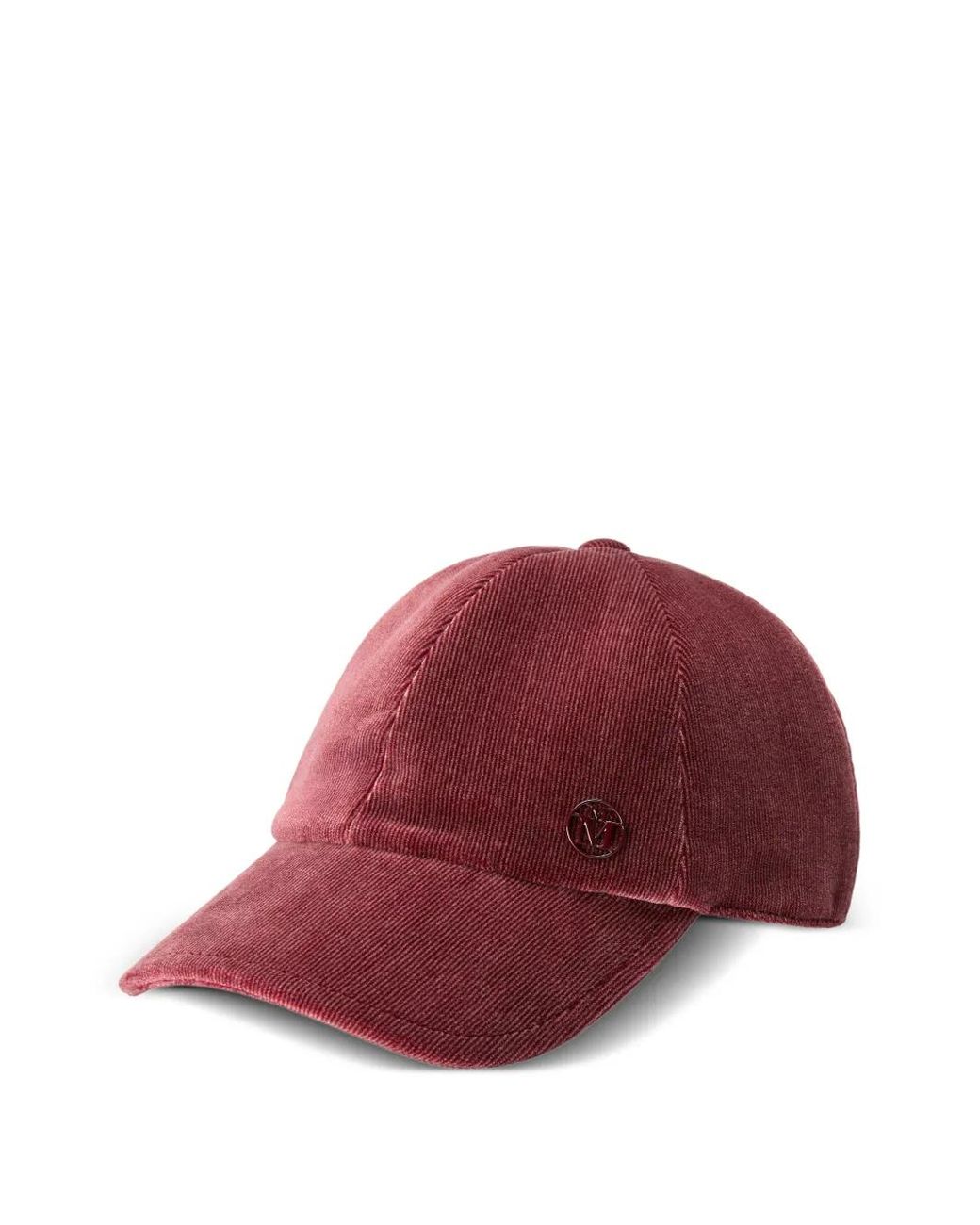 Maison Michel Red Tiger Logo-Detail Baseball Cap