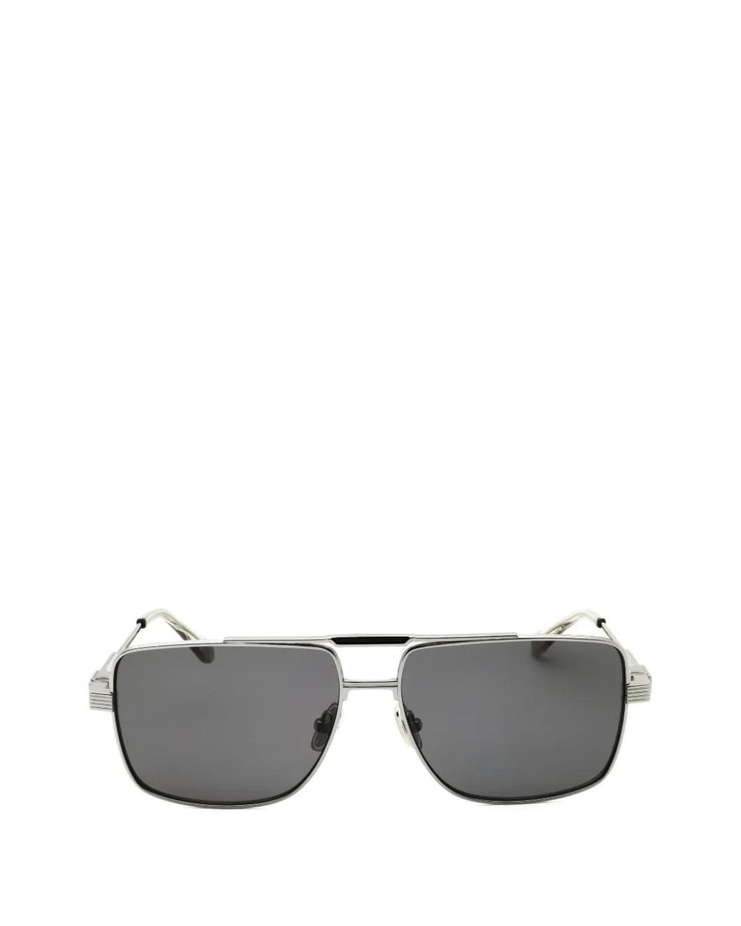 Ferragamo Eyewear Gray Rectangle-Frame Sunglasses for men