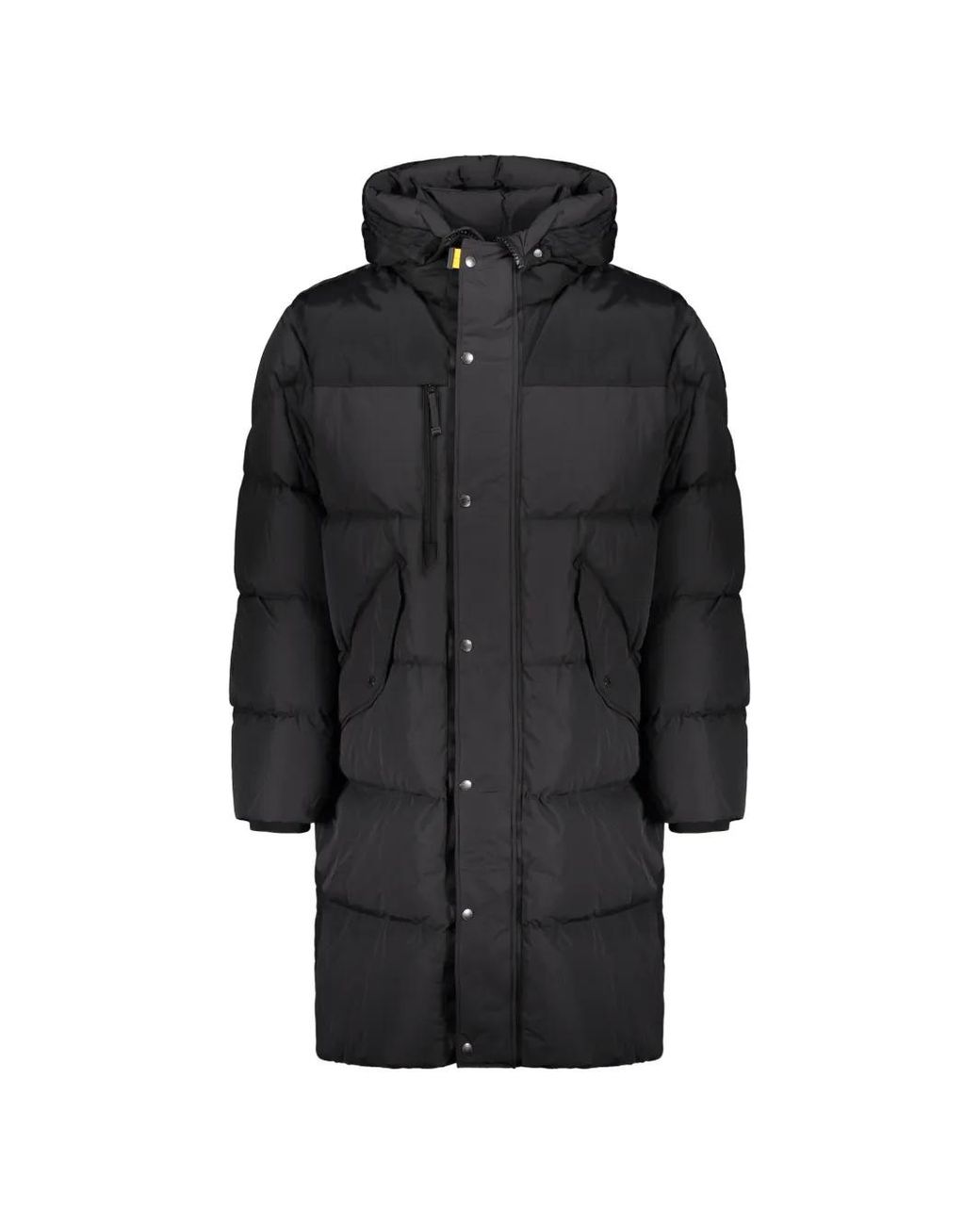 Parajumpers Black Hooded Padded Parka for men